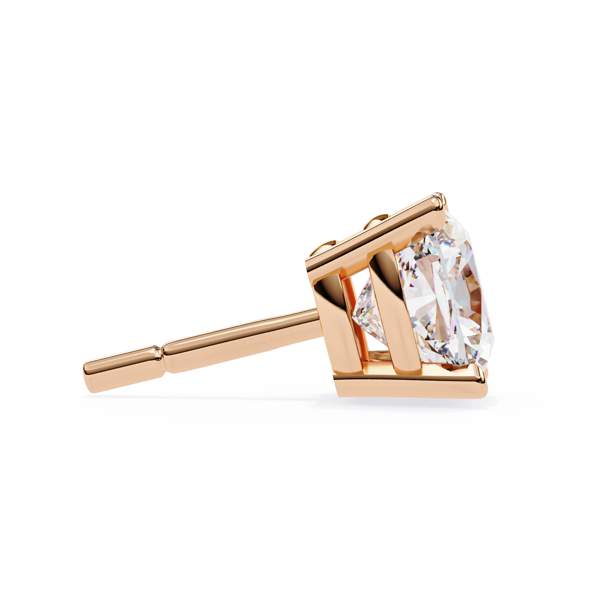 Solitairekart 2.33ct Cushion Diamond Stud Earrings